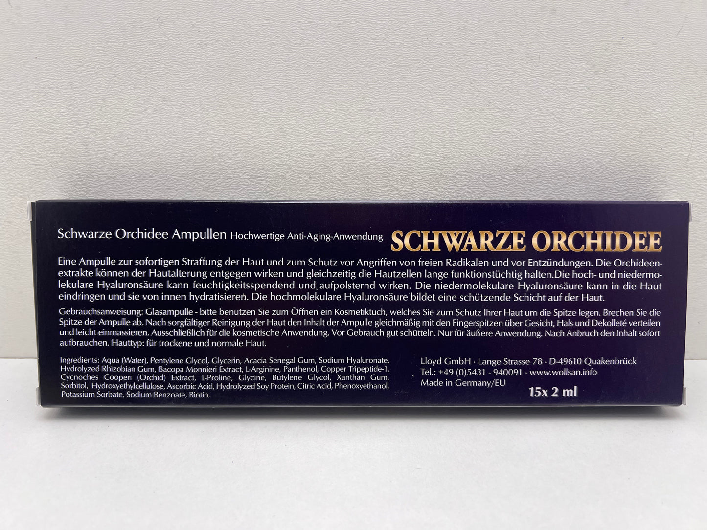 BIO-Vital - Schwarze Orchidee Ampullen 15er Stange