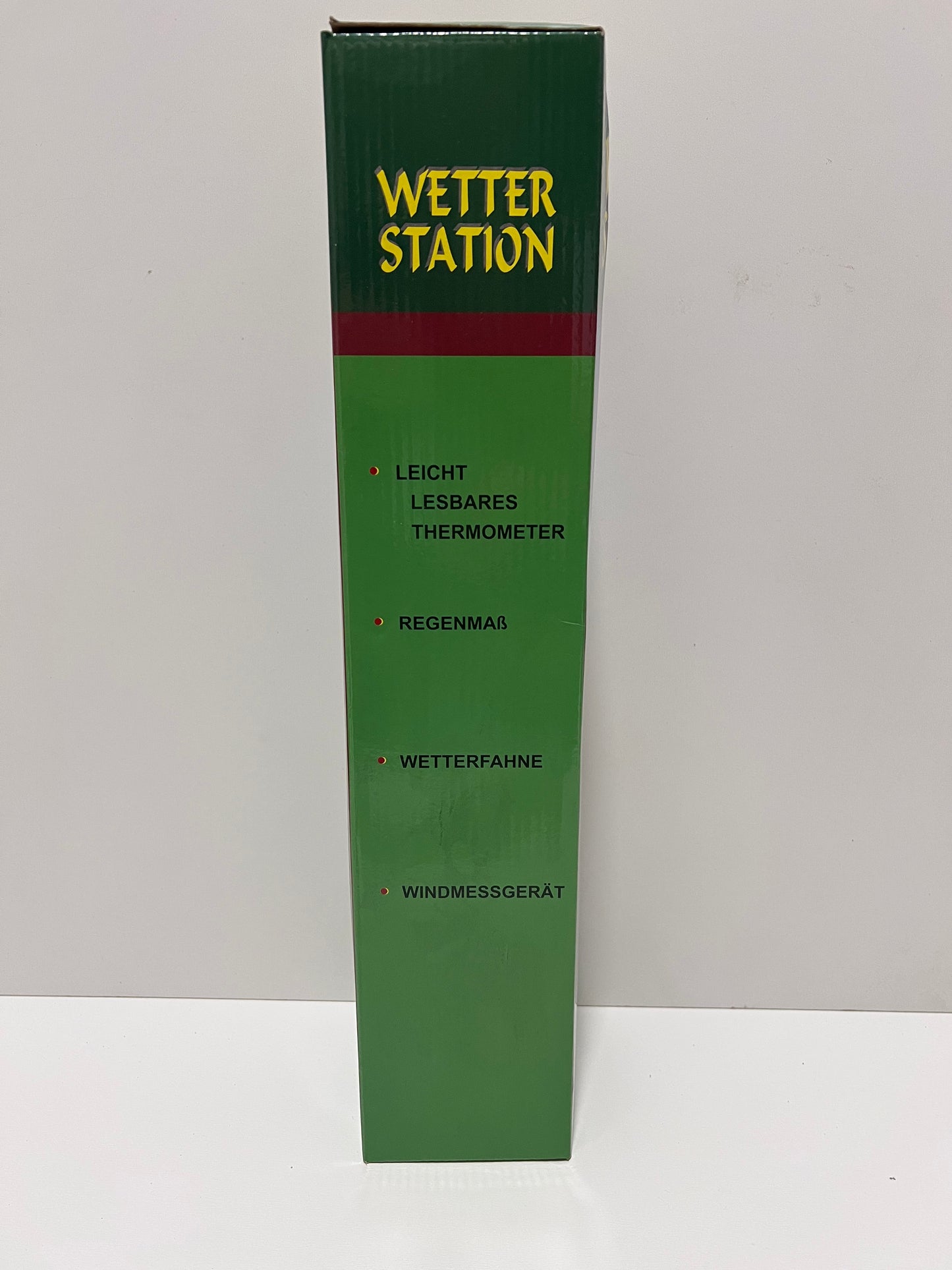 Wetterstation Regenmesser Niederschlag Windrichtung Anzeiger inkl. Thermometer